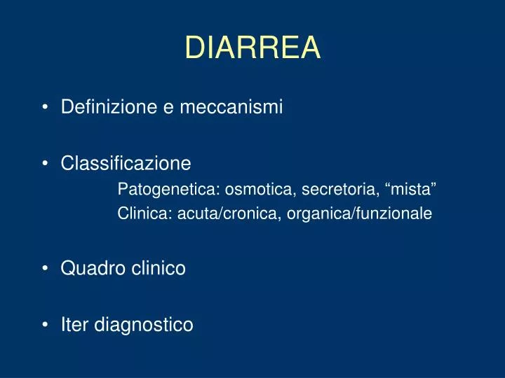 diarrea