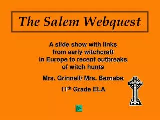 The Salem Webquest