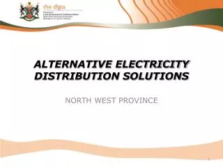 ALTERNATIVE ELECTRICITY DISTRIBUTION SOLUTIONS