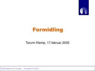 formidling