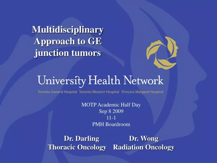 multidisciplinary approach to ge junction tumors