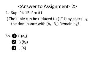 &lt;Answer to Assignment- 2&gt;