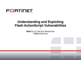 Understanding and Exploiting Flash ActionScript Vulnerabilities --