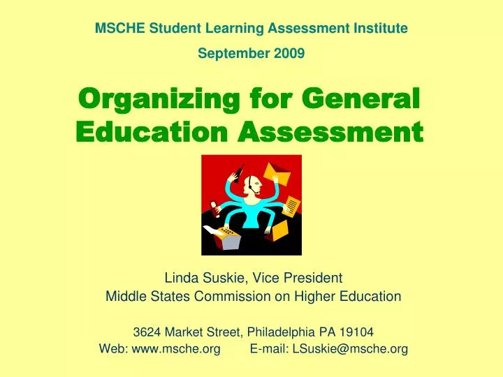 organizing for general education assessment