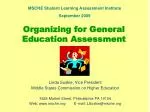 Enhancing Educators: General Education Assessment Strategies - slide 1