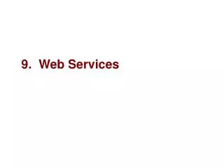 9 web services