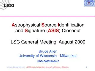 LIGO-G000284-00-D