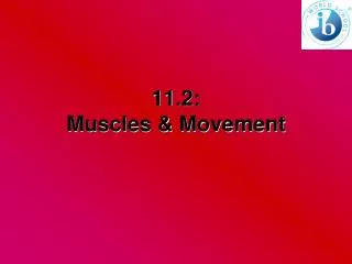 11.2: Muscles &amp; Movement