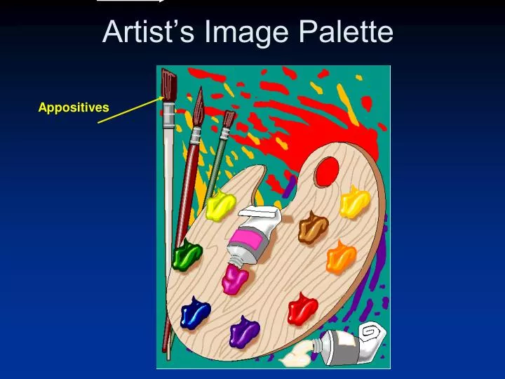 artist s image palette