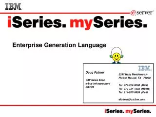 Enterprise Generation Language