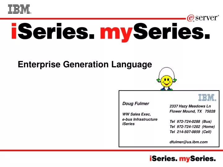 enterprise generation language