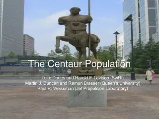 The Centaur Population