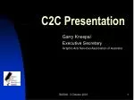 C2C Presentation - slide 1