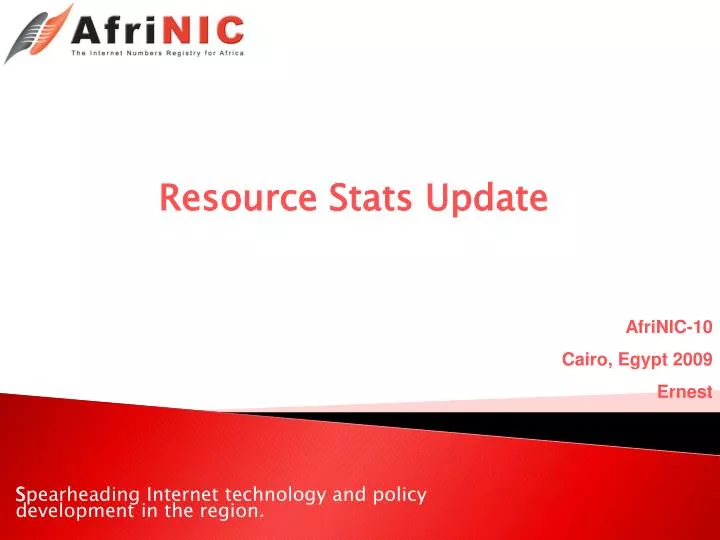 resource stats update