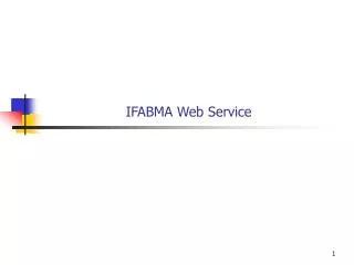 IFABMA Web Service