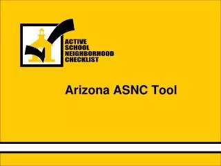 Arizona ASNC Tool