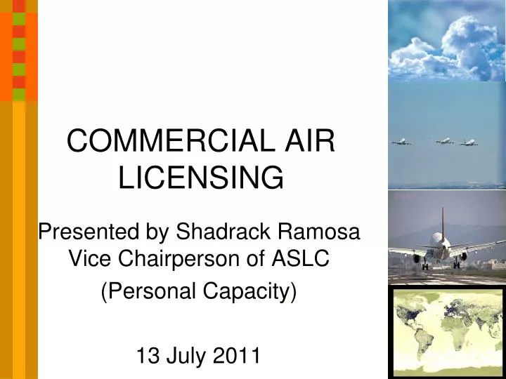commercial air licensing