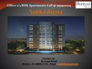 Sobha Developers Arena Kanakpura Road Bangalore