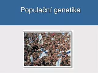 po pula n genetika
