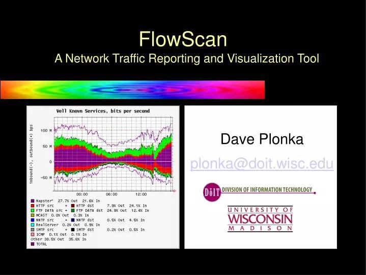 flowscan a network traffic reporting and visualization tool