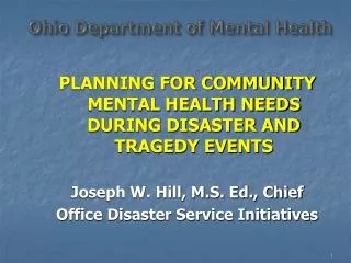 Ohio Department of Mental Health