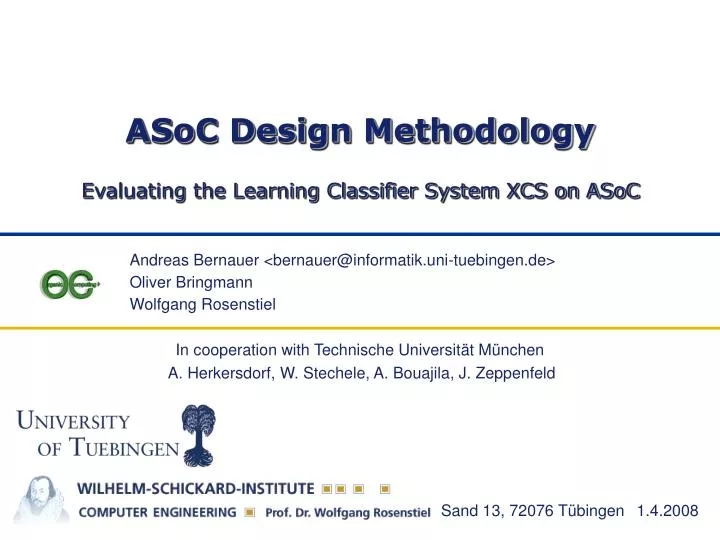 asoc design methodology