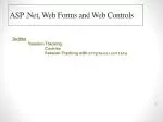 ASP .Net, Web Forms and Web Controls - slide 1