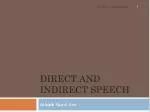 PPT - Direct and Indirect Speech PowerPoint Presentation, free download ...