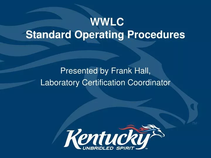 wwlc standard operating procedures