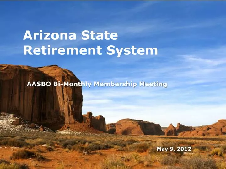 arizona state retirement system