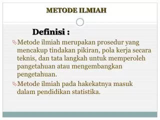 metode ilmiah