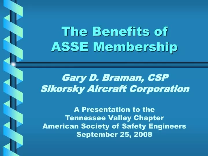 the benefits of asse membership