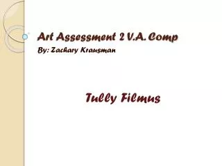 Art Assessment 2 V.A. Comp