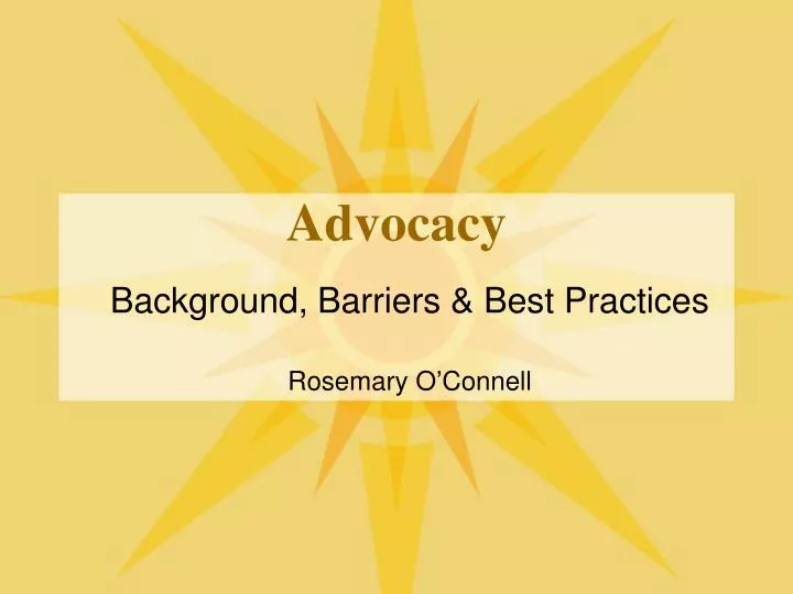 advocacy