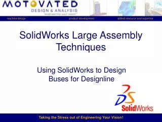 SolidWorks Large Assembly Techniques