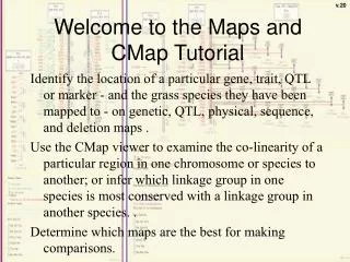Welcome to the Maps and CMap Tutorial