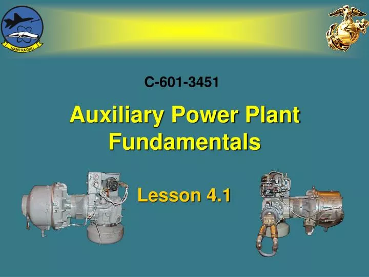 auxiliary power plant fundamentals