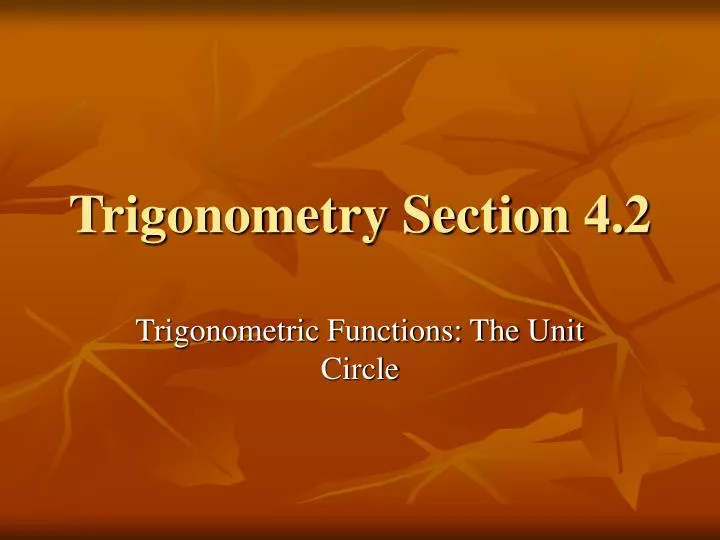 trigonometry section 4 2