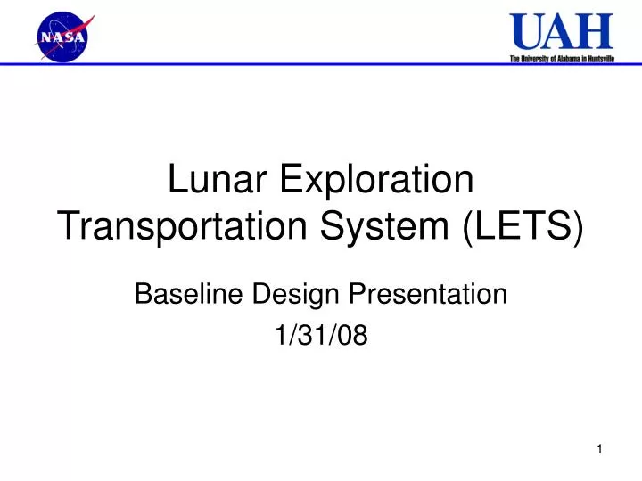 lunar exploration transportation system lets