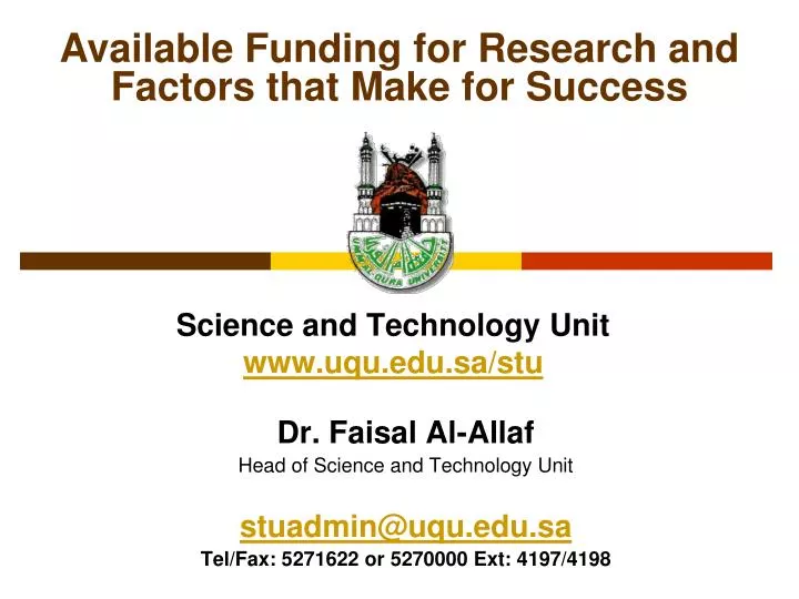 science and technology unit www uqu edu sa stu