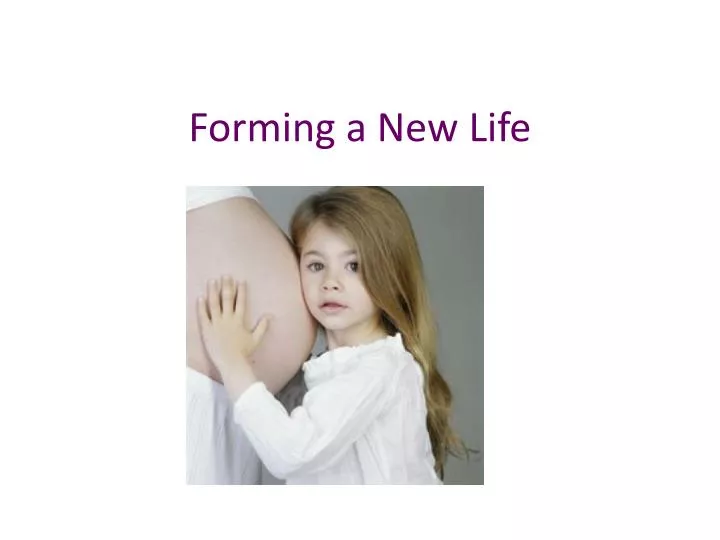 forming a new life
