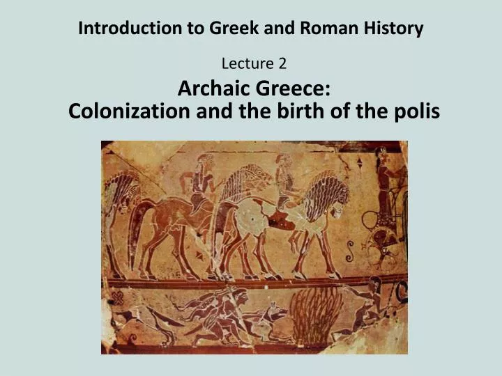 introduction to greek and roman history