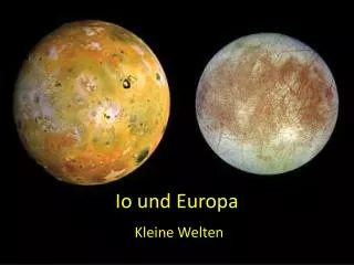 io und europa