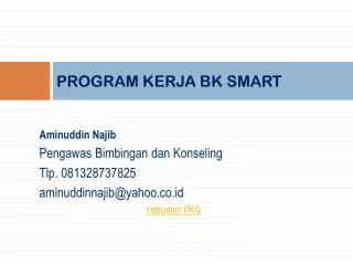 program kerja bk smart