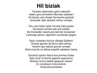 Hil biziak