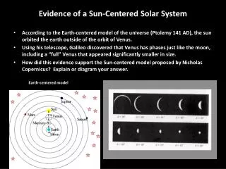 Evidence of a Sun-Centered Solar System
