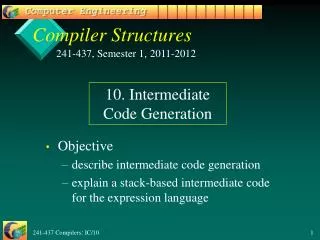 Compiler Structures