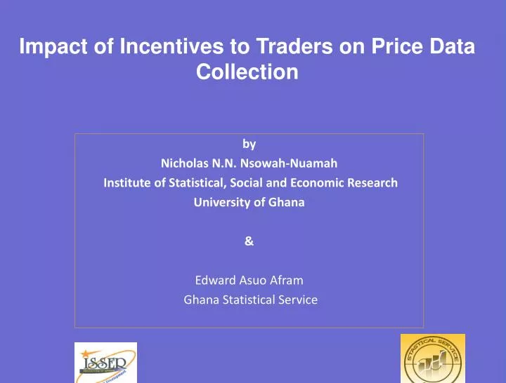 impact of incentives to traders on price data collection