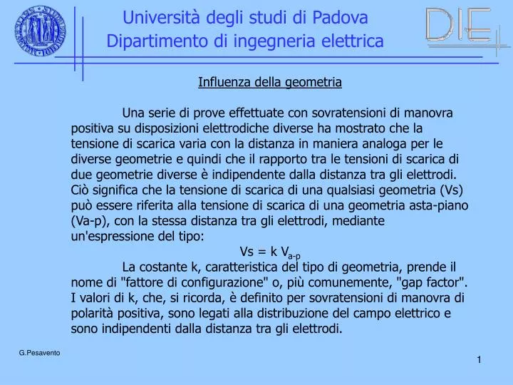 universit degli studi di padova dipartimento di ingegneria elettrica