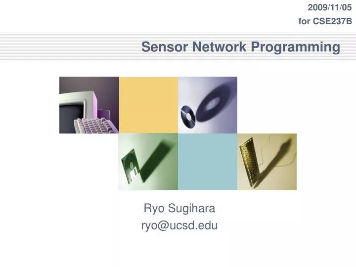 sensor network programming